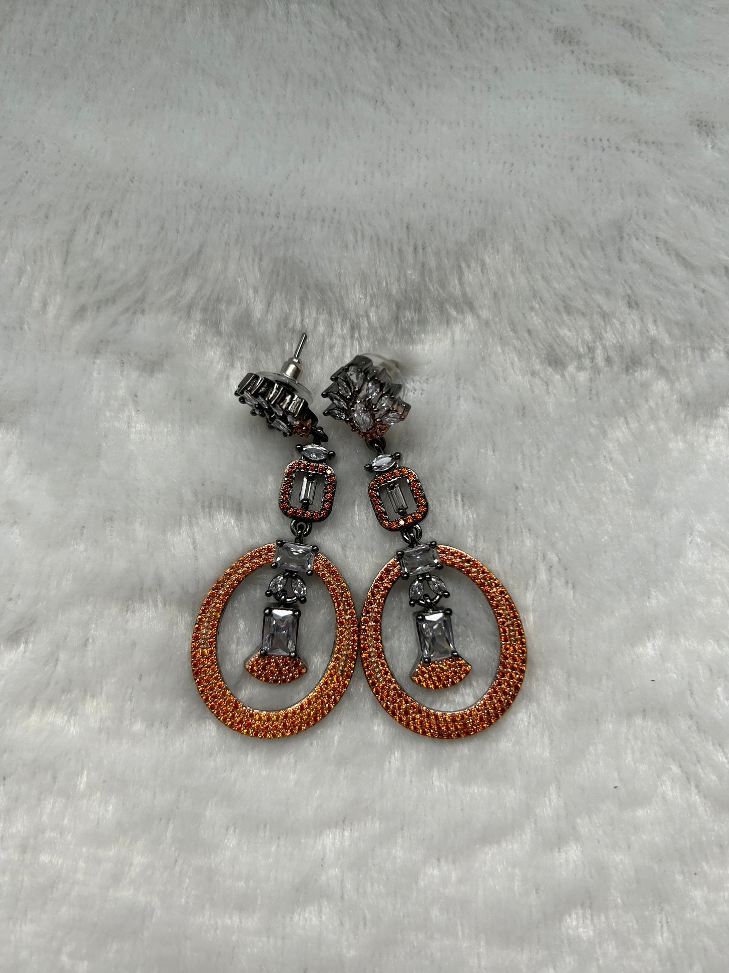 AD Orange Earrings