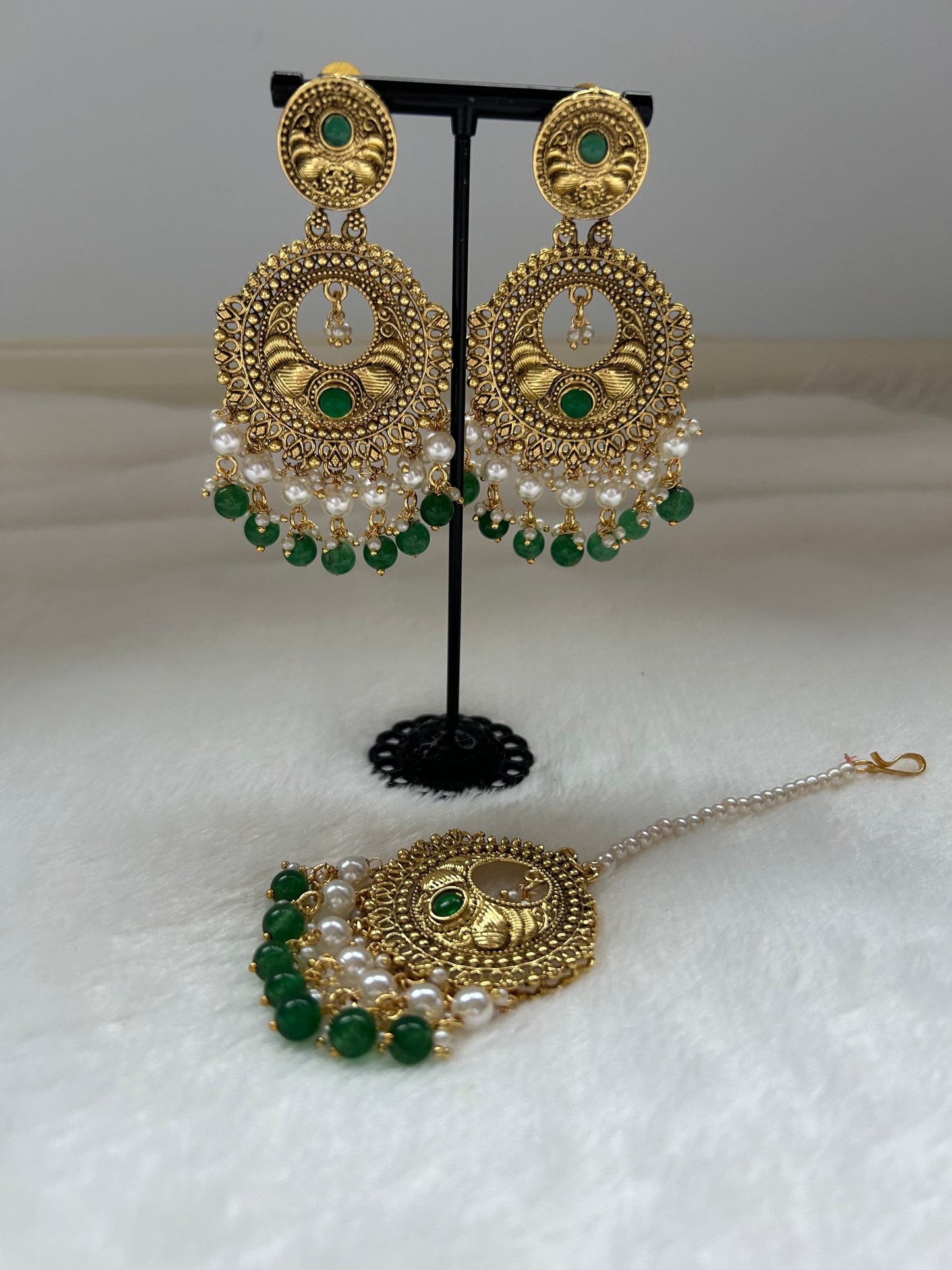 Emerald Green Tikka Set