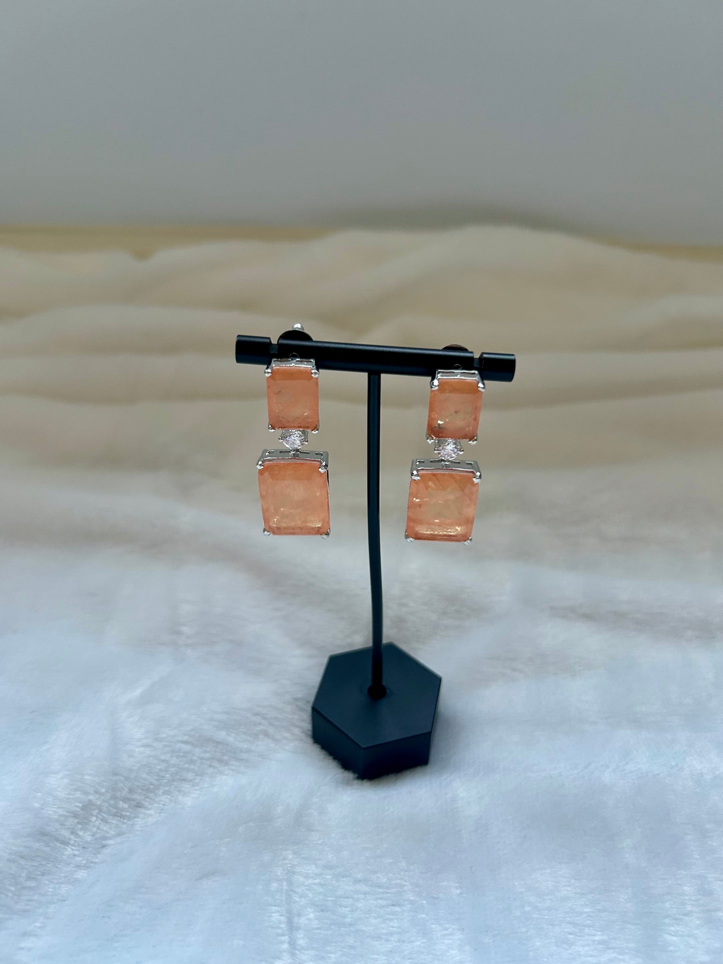 Orange Doublet Earrings