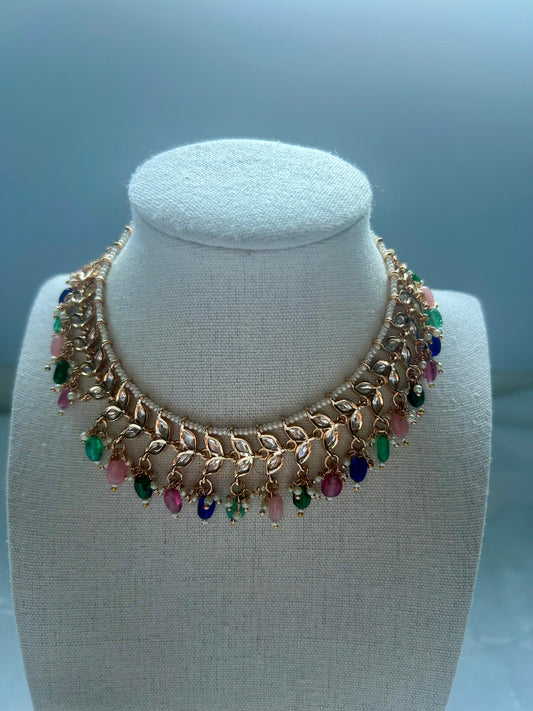 SAMPLE SALE Tyaani Kundan Choker Set