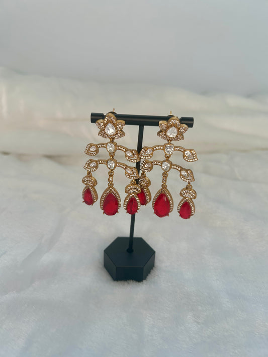 Red Doublet Earrings