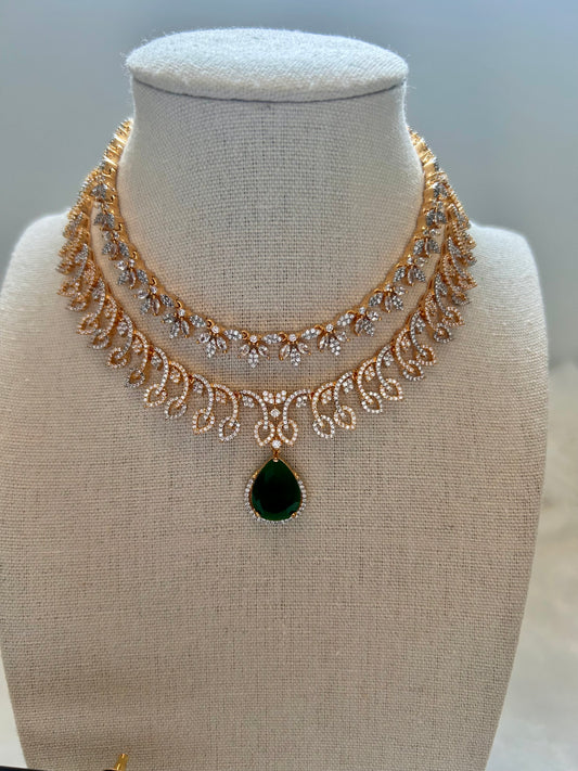 AD Dual Toned Emerald Green 2 Layer Set