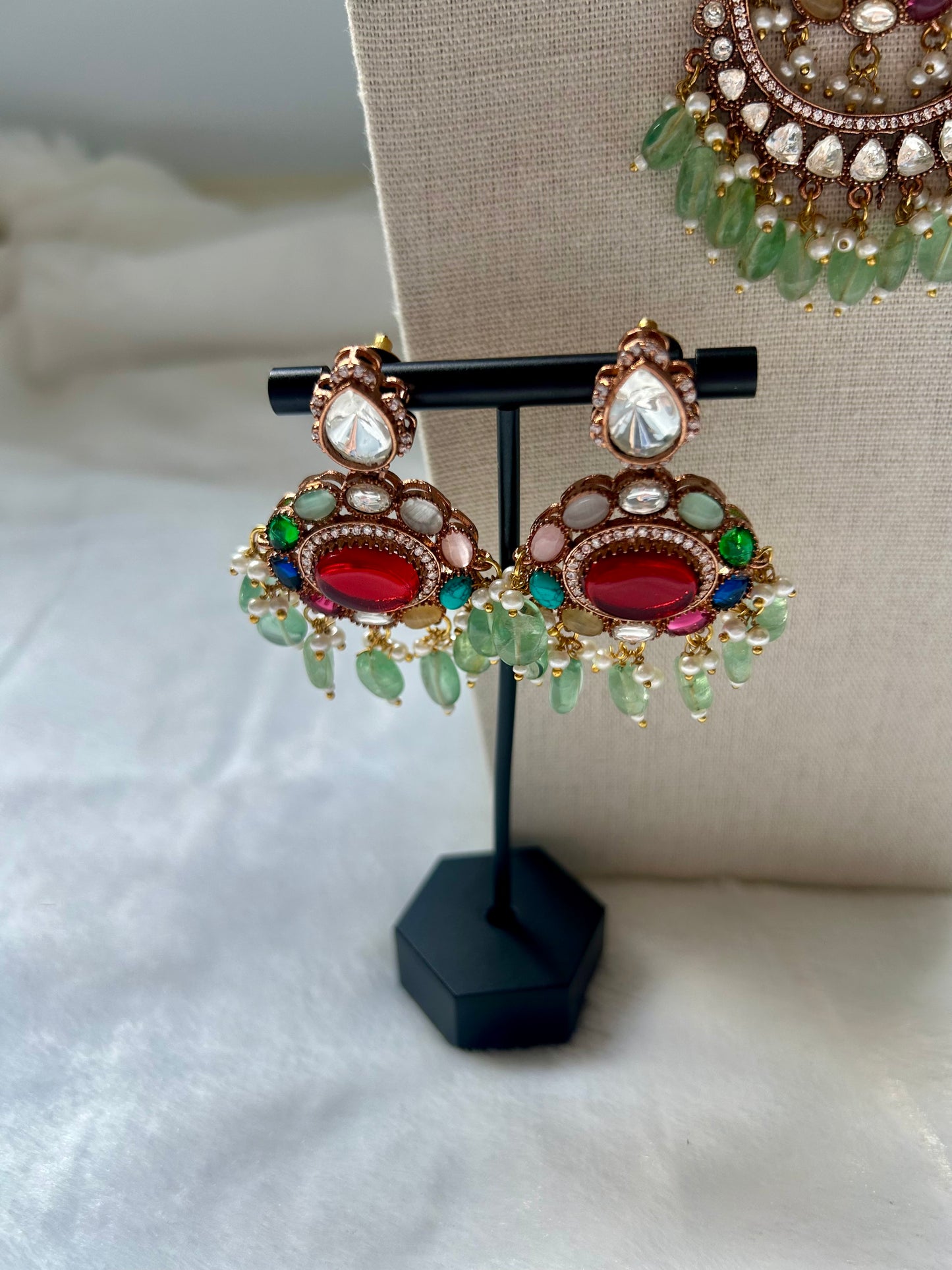 LUXE Multi Moissanite Kundan Set