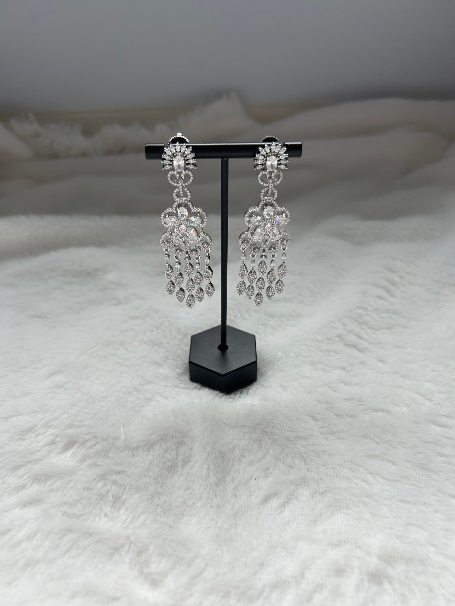 AD Floral Waterfall Earrings