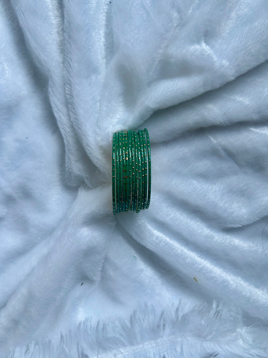 SAMPLE SALE Green Bangles
