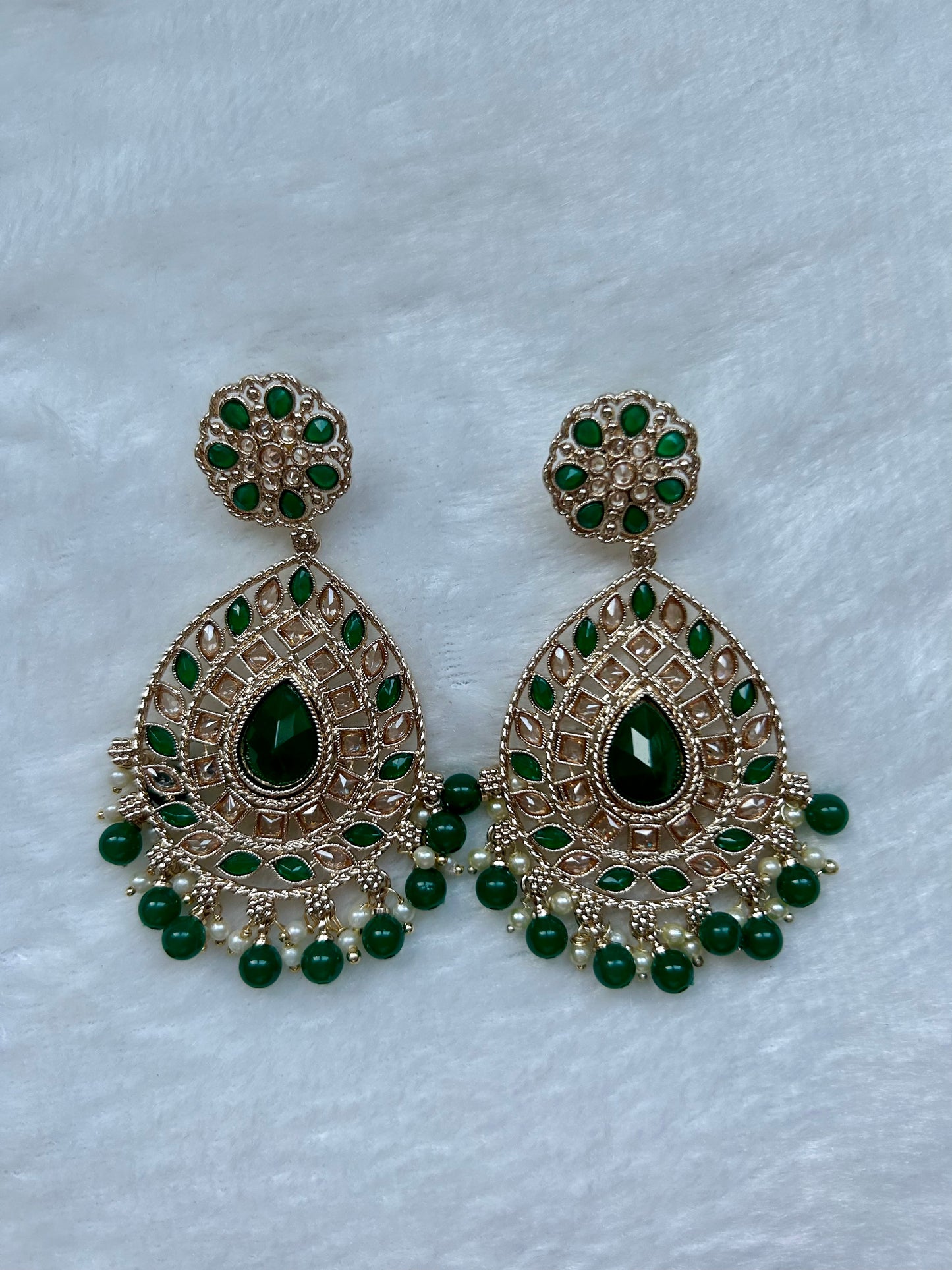 Emerald Green Earrings