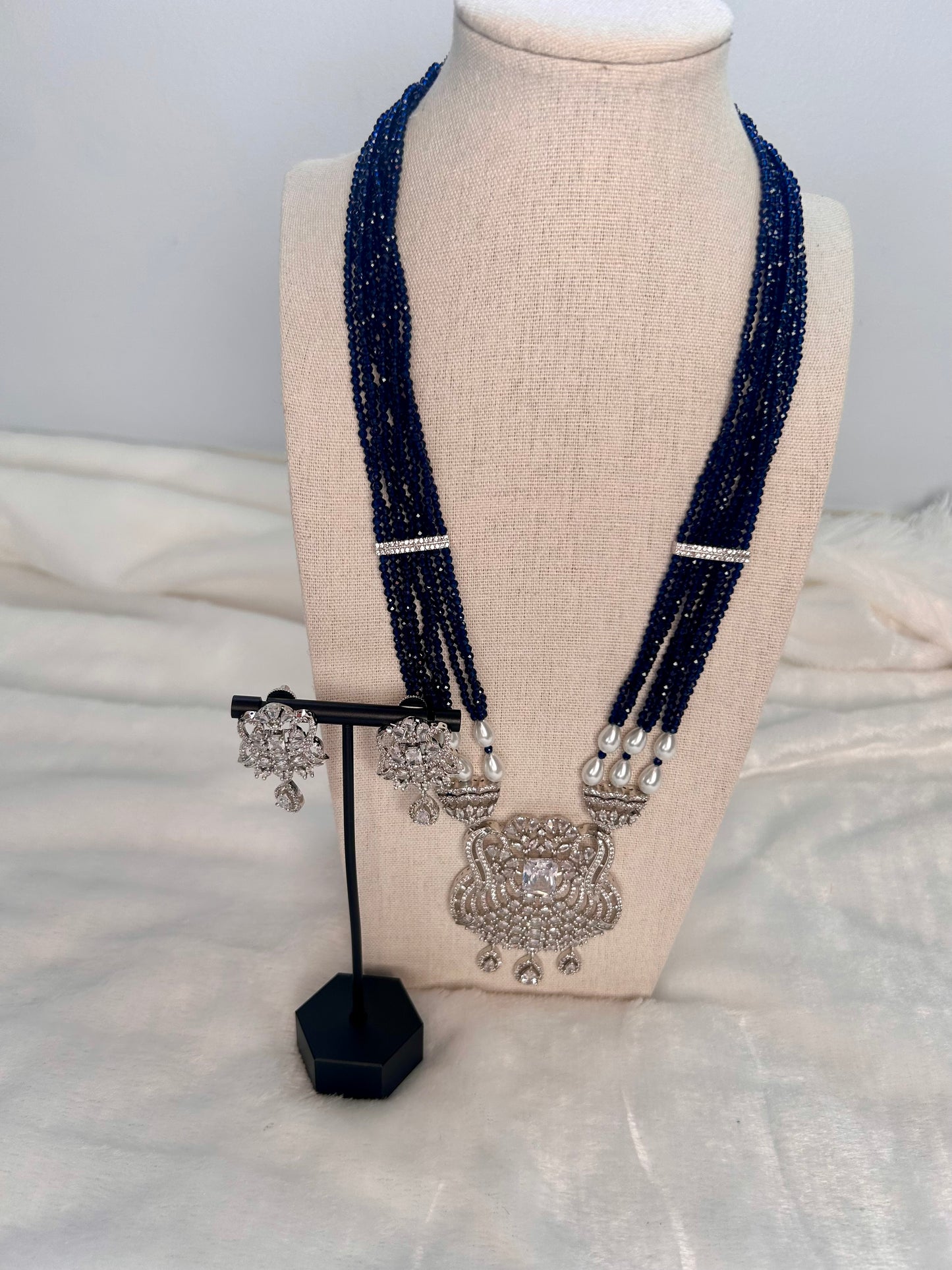 AD Royal Blue Mala Set