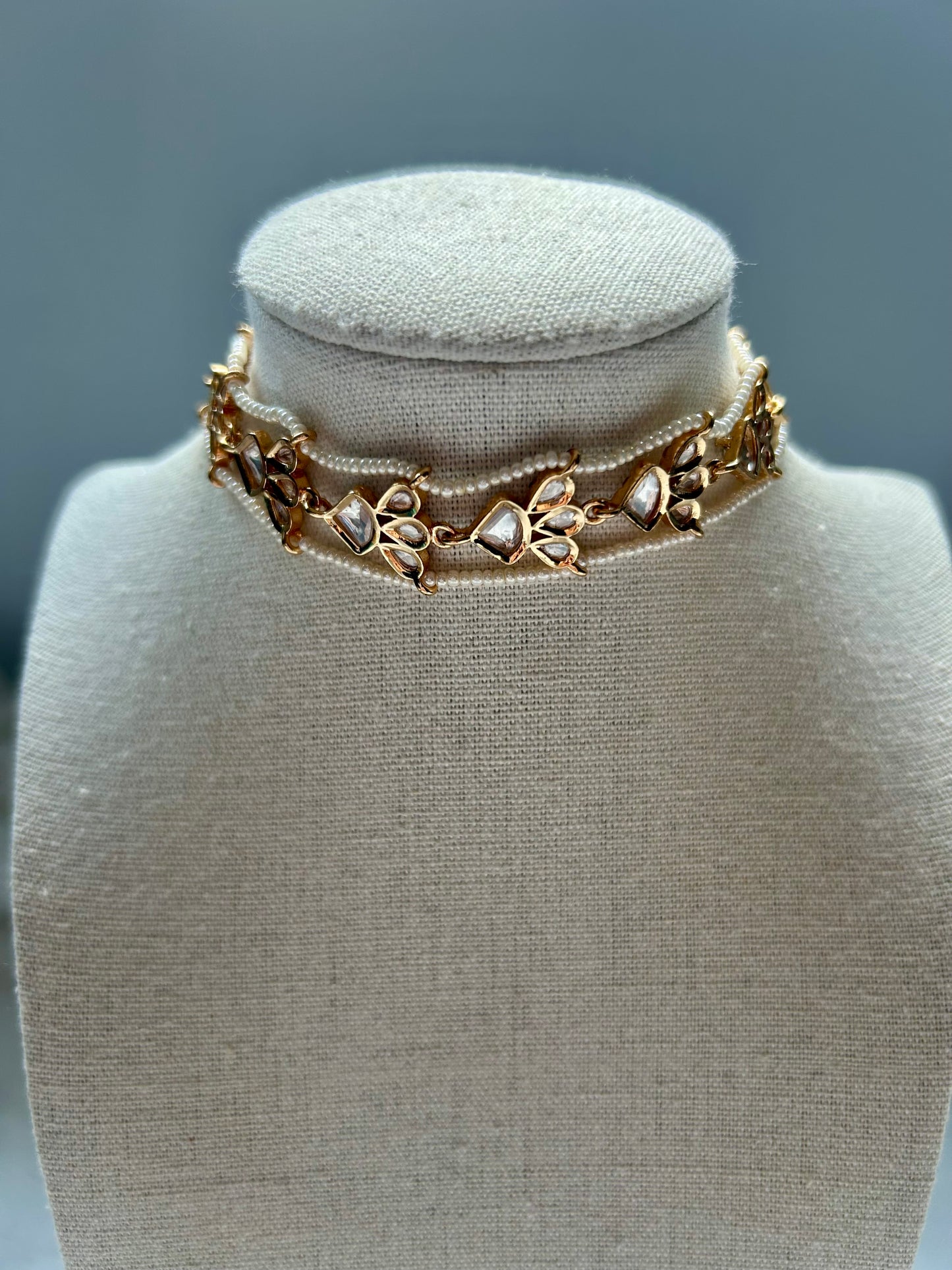 White Tyaani Kundan Choker ONLY