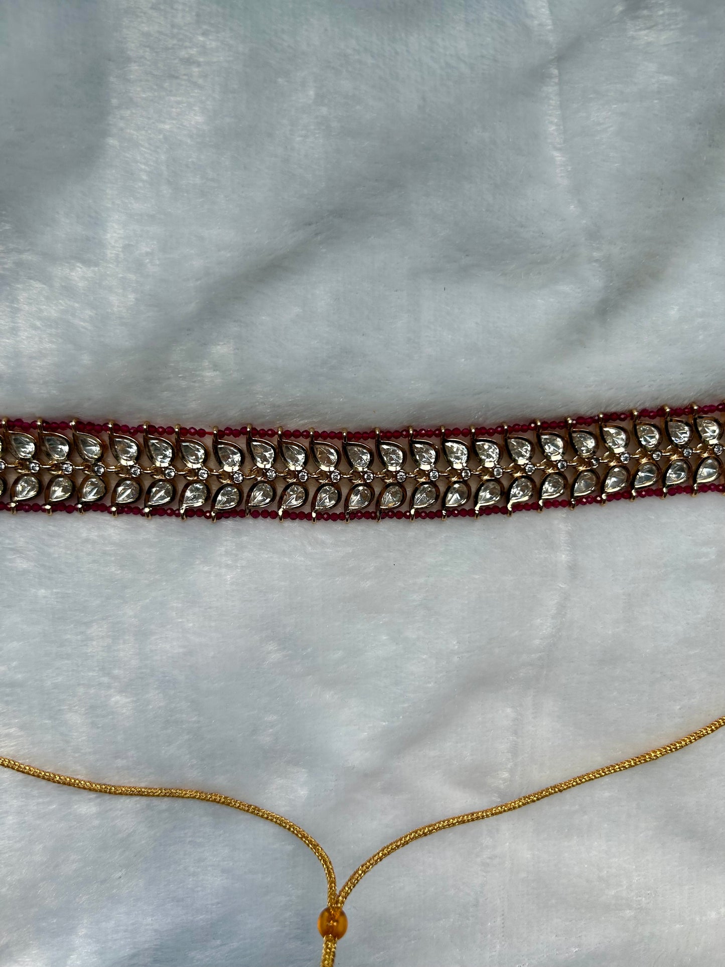 Dark Hot Pink Tyaani Kundan Choker ONLY