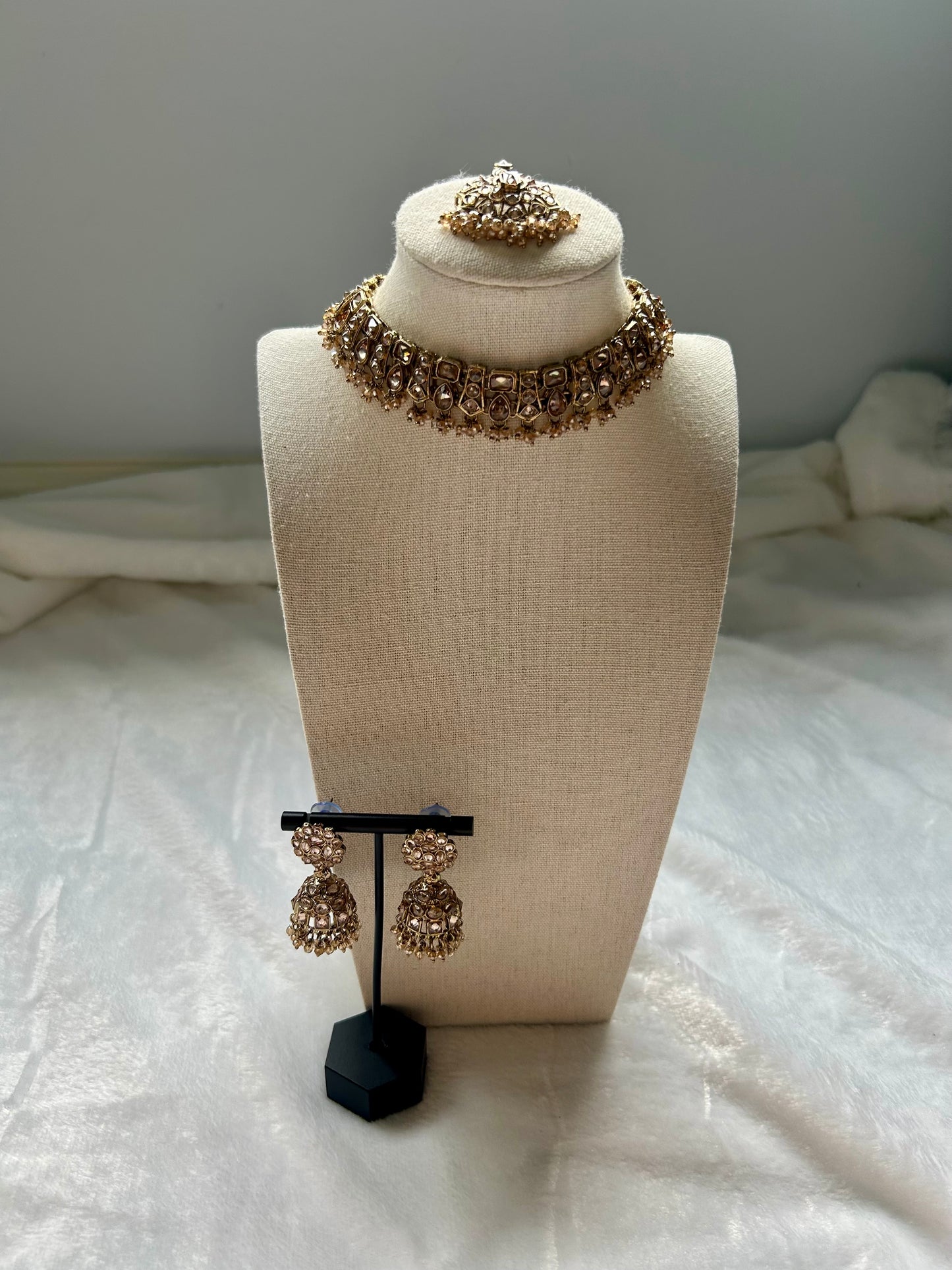 Golden Polki Choker Set