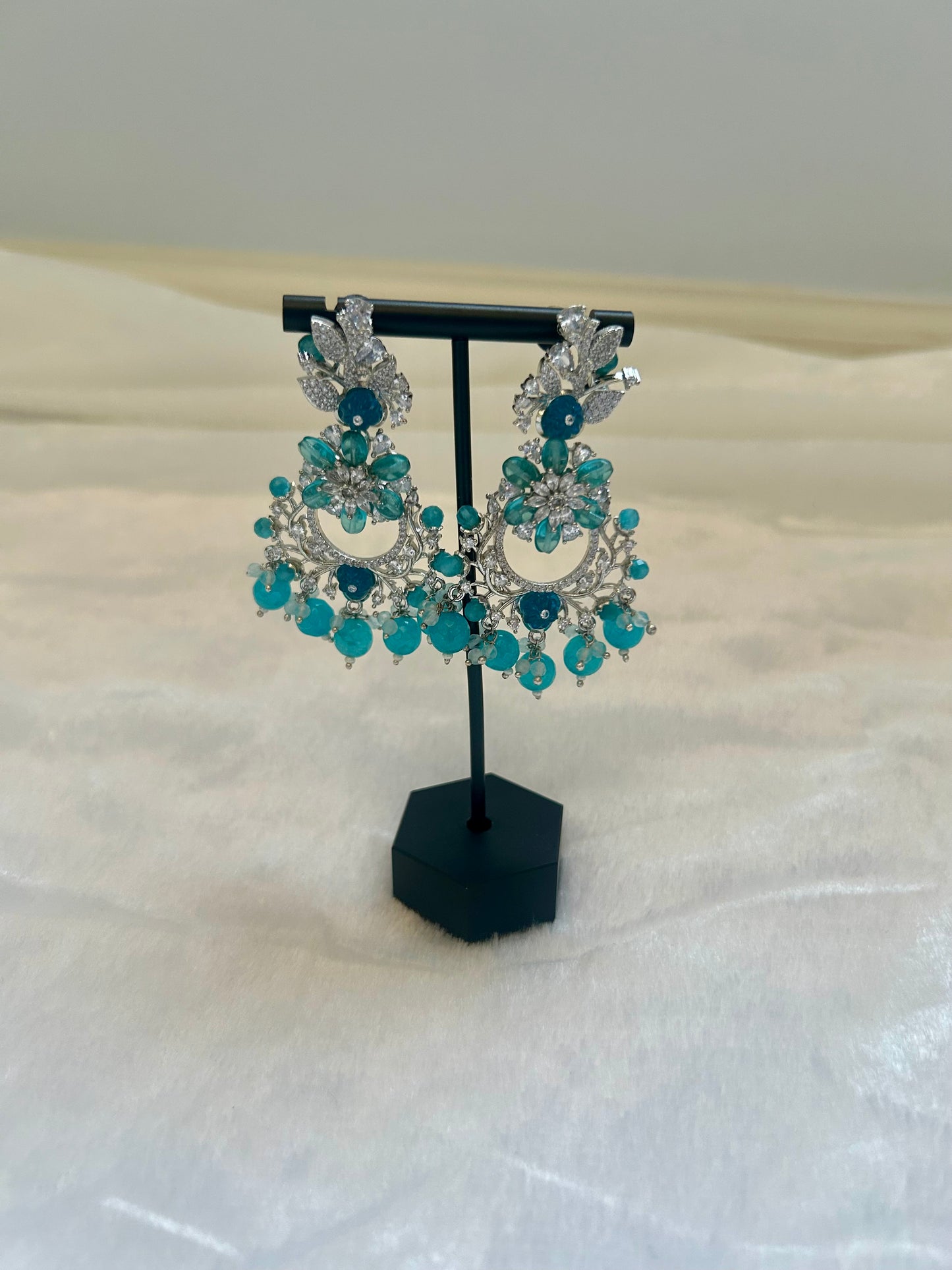 AD Ferozi Blue Earrings