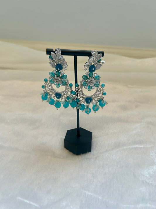 AD Ferozi Blue Earrings