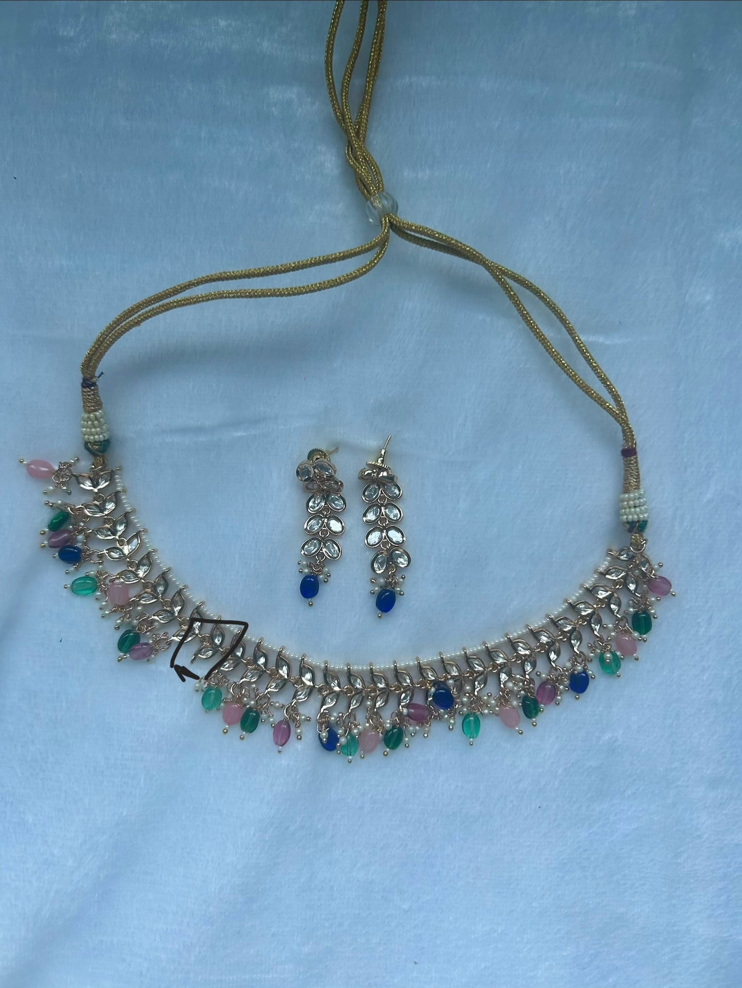 SAMPLE SALE Tyaani Kundan Choker Set