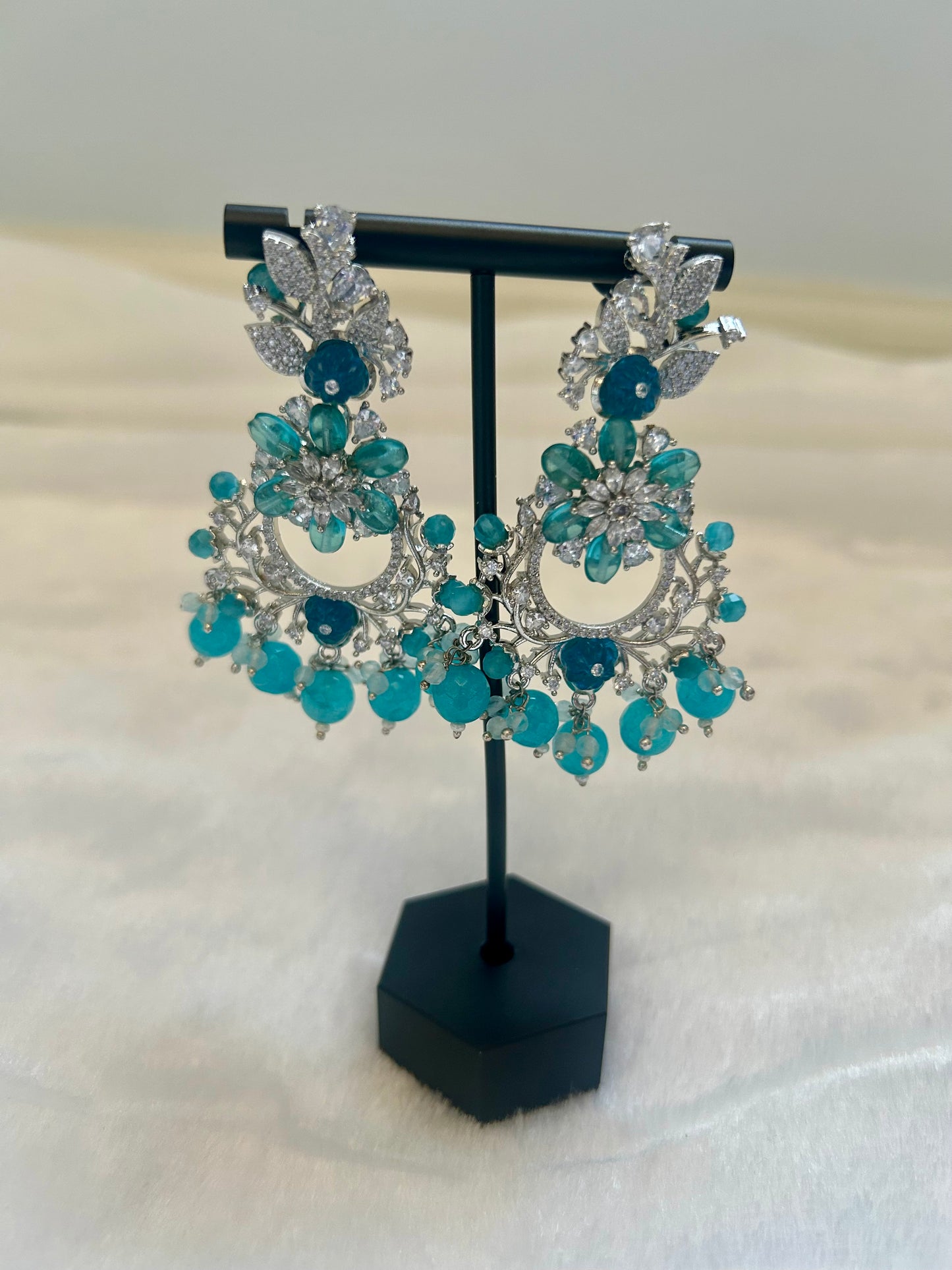 AD Ferozi Blue Earrings