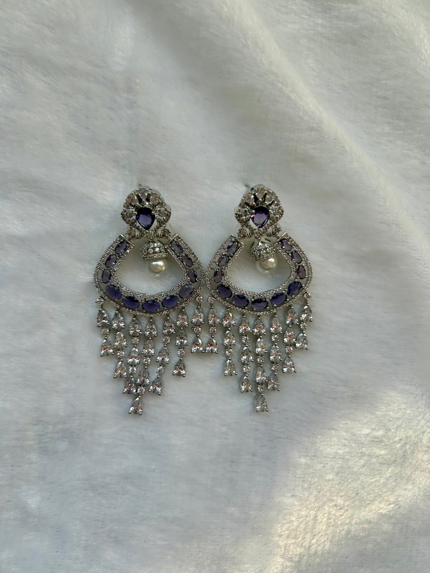 AD Purple Earrings