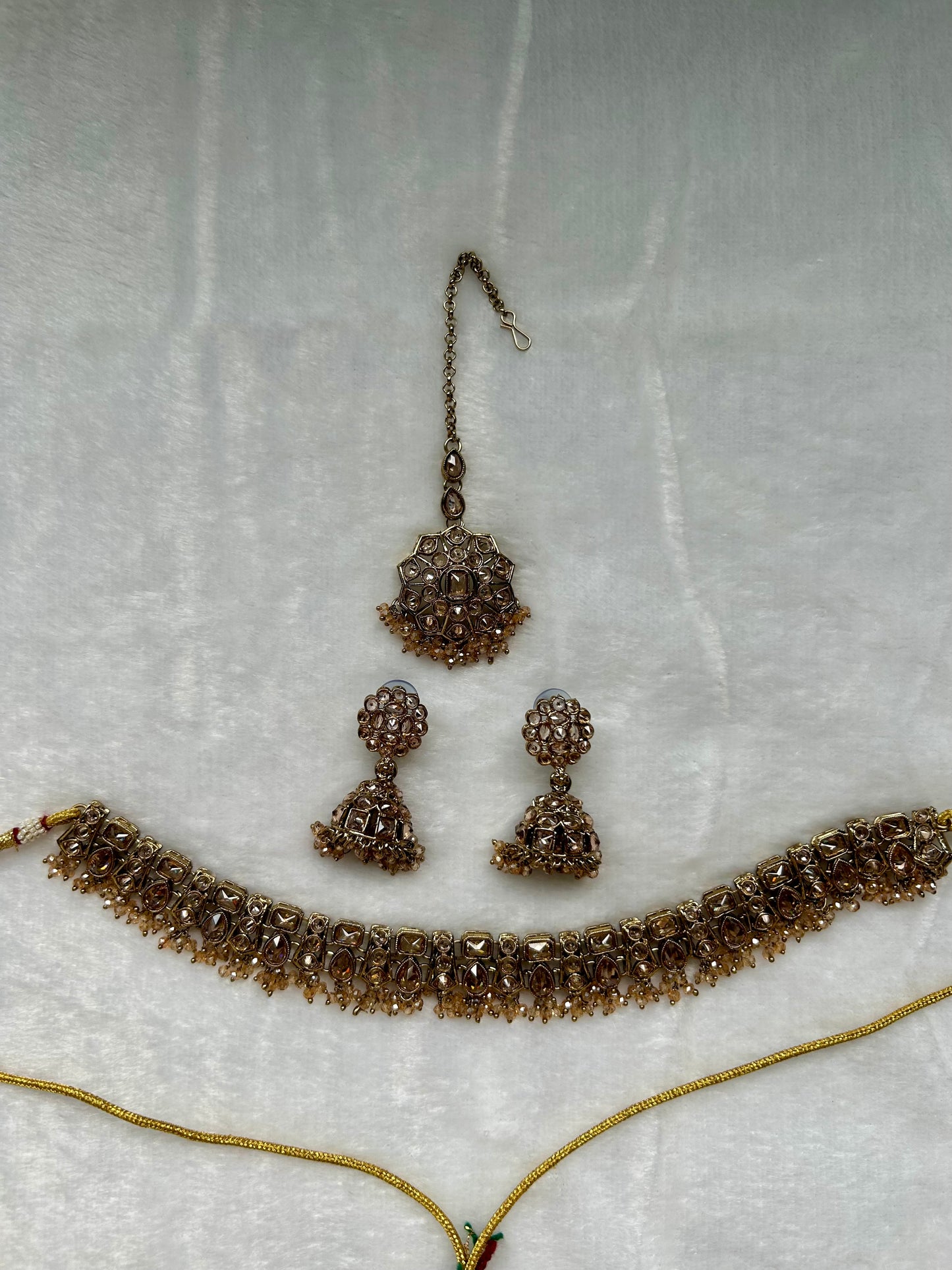 Golden Polki Choker Set