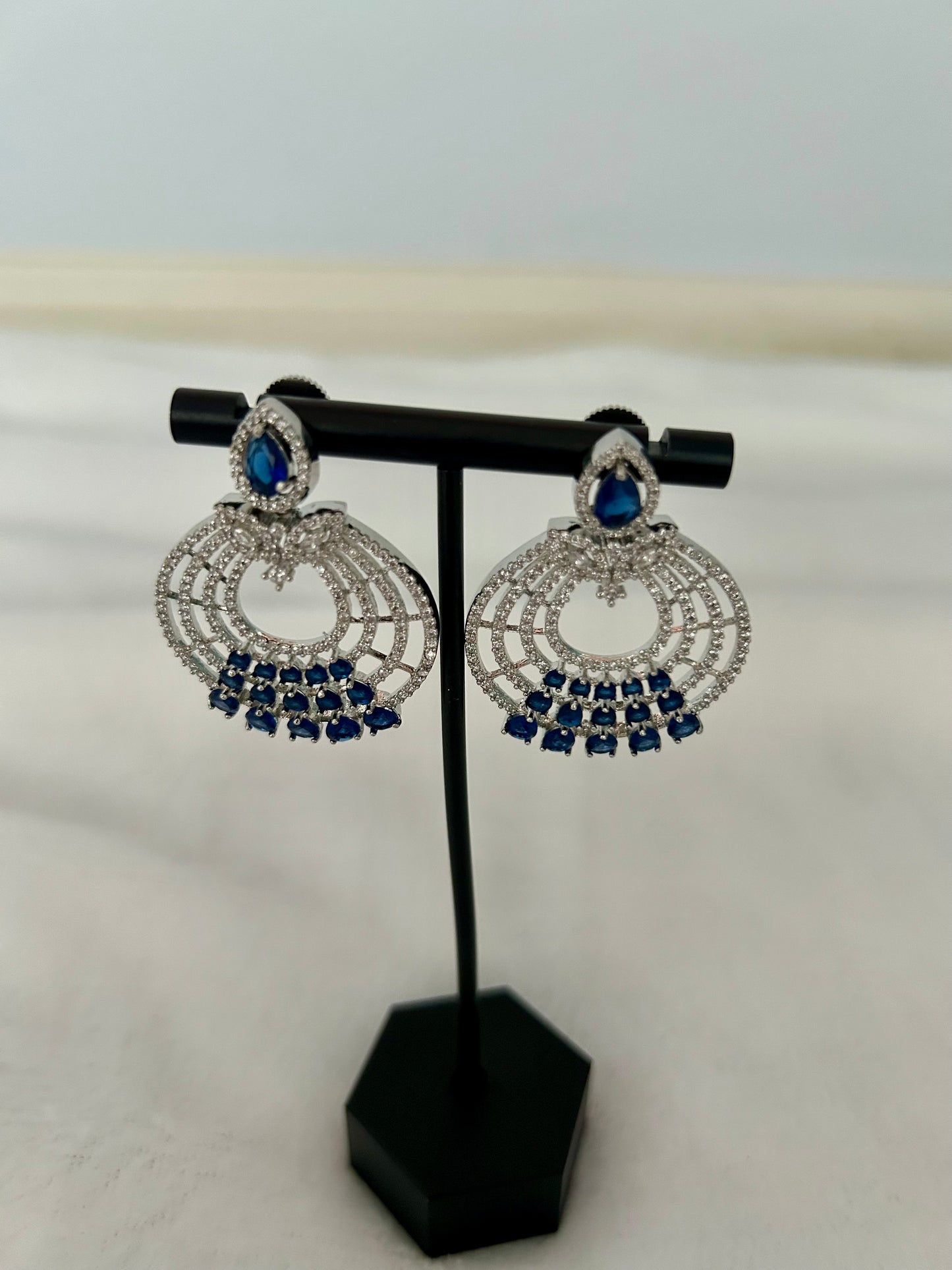 AD Blue Earrings