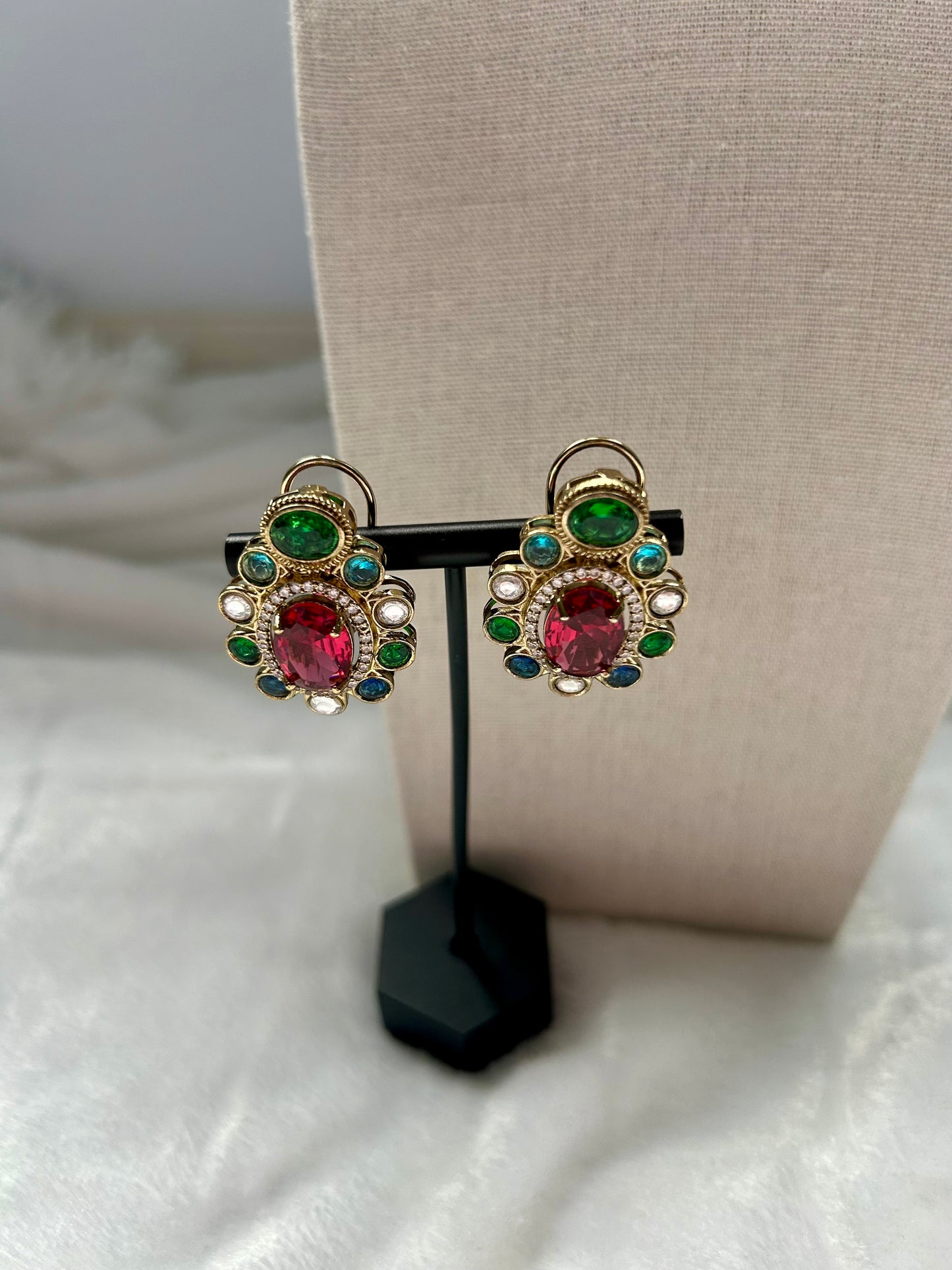 LUXE Multi Moissanite Kundan Choker Set
