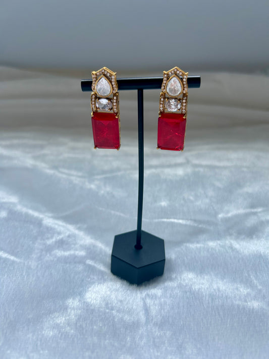 Red Doublet Earrings