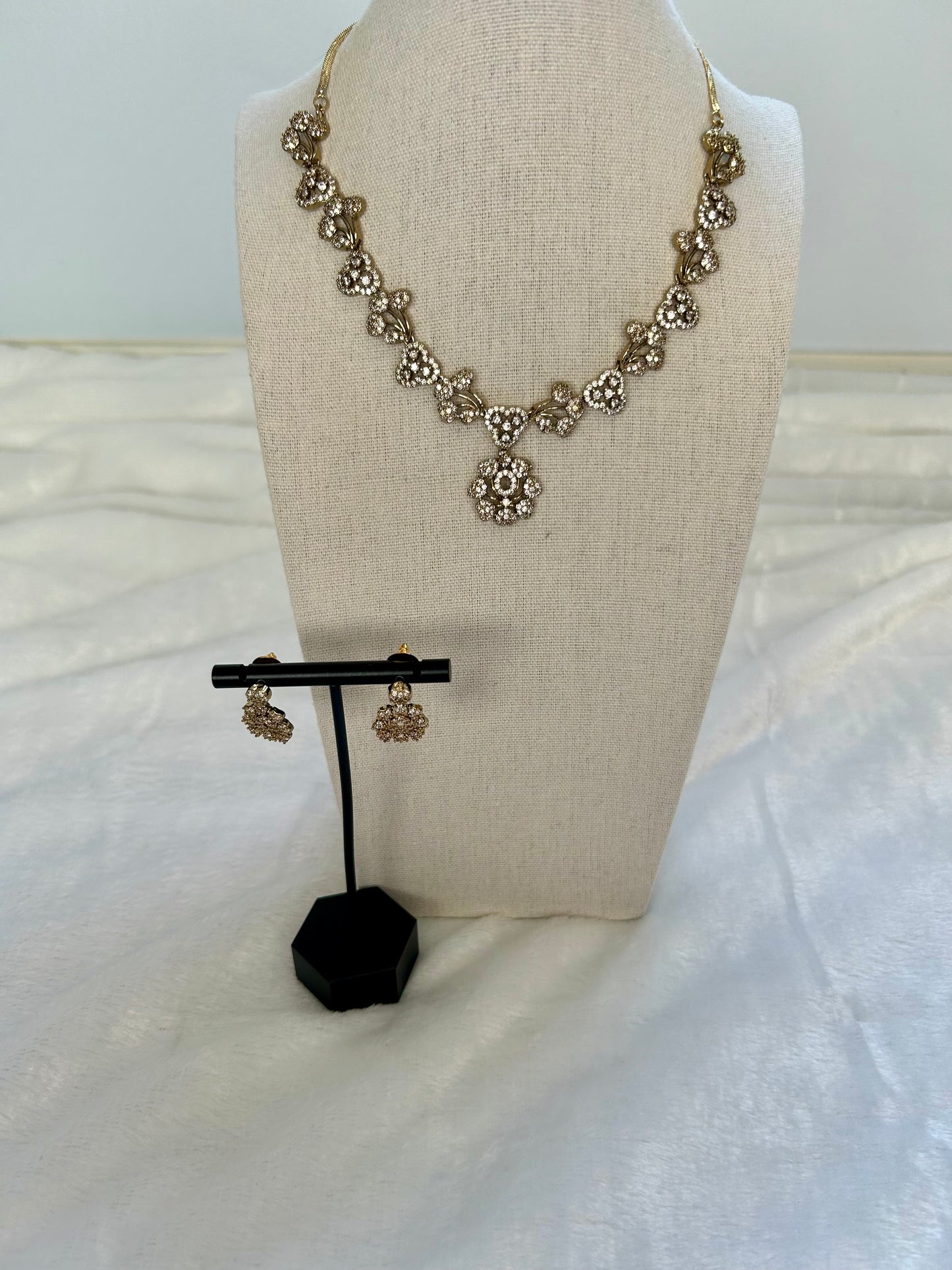 AD Gold Necklace Set