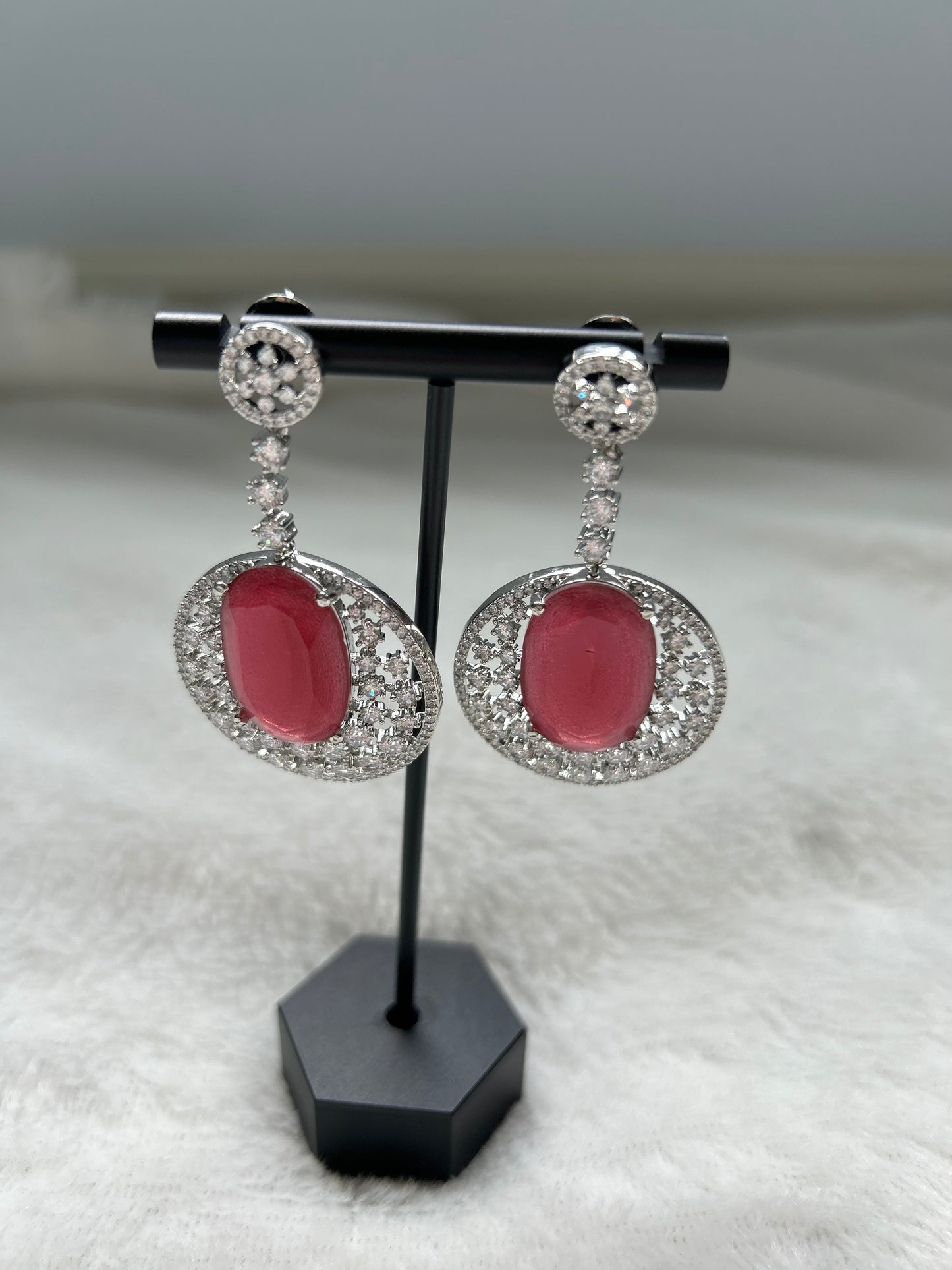 AD Red Earrings